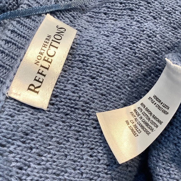 Northern reflections crochet cardigan topper Small - Picture 4 of 9